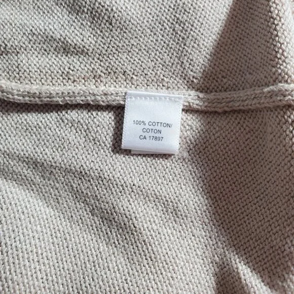 BANANA REPUBLIC Pre-Vintage Cotton Mock Neck Cardigan - Picture 9 of 13